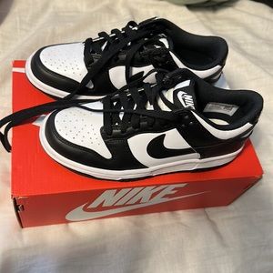 Nike dunk low retro white black panda (2021) (gs) (size 3.5Y)